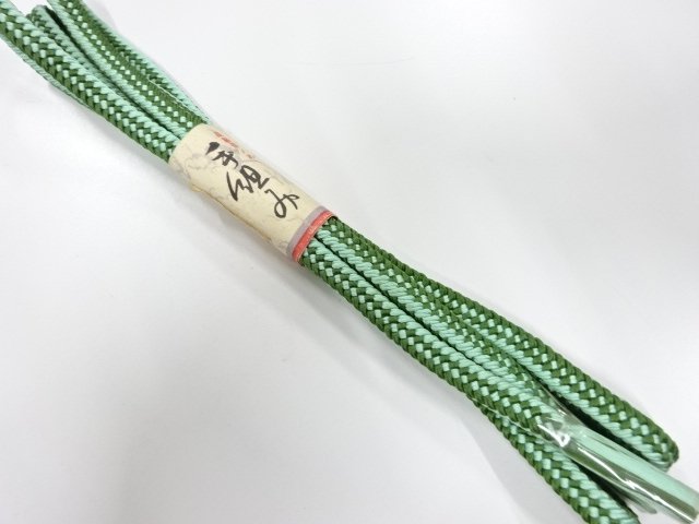 未使用品　正絹　手組帯締め
